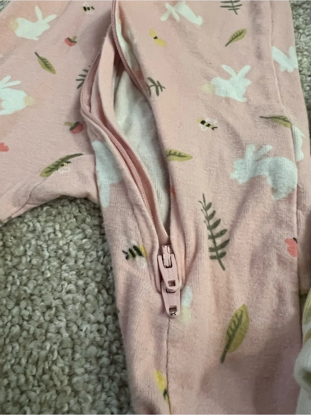 0-3mo Baby Onesies - Lemon & Bunny Prints